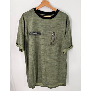 Five.By.Five by Master Piece T-Shirt Short Sleeves Heather Green Men's Size XL
